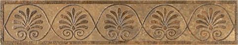 Бордюр напольный Венеция коричневый