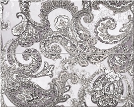 Панно Sfumato Grey Paisley