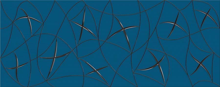 Декор 20,1*50,5 VELA INDIGO STELLA