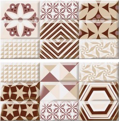 Декор 40,5*40,2  Вог Беж Каре Пано (2 шт)