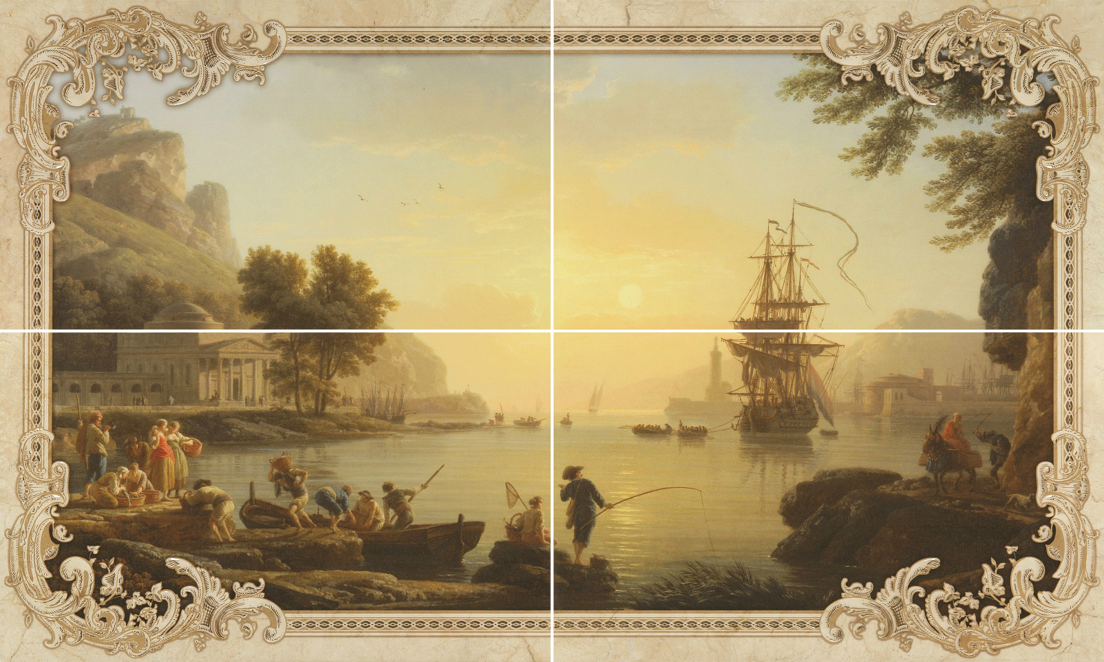 Панно Rotterdam beige panno 01