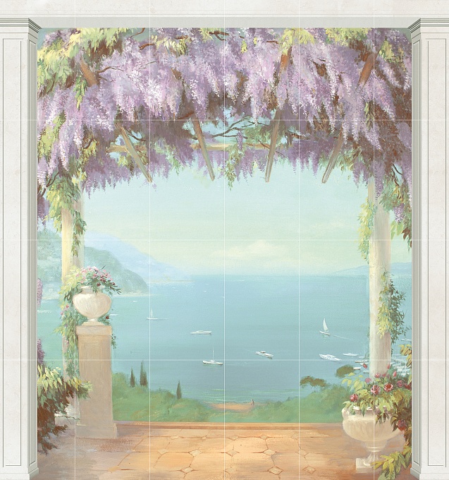 Декор Laurito панно из 24 частей