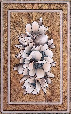 Декор Элегия коричневый