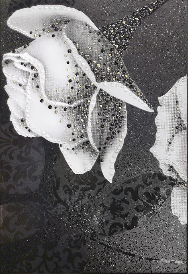 Декор Монро большая роза тип 2 (5Т)