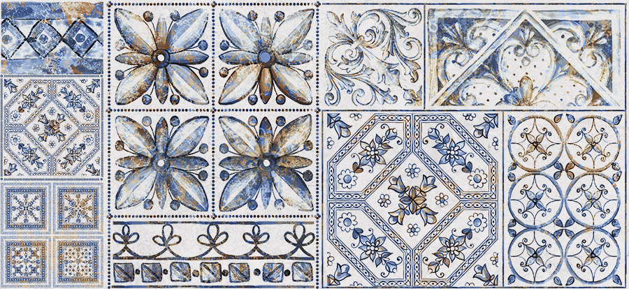 Декор Viva Серый