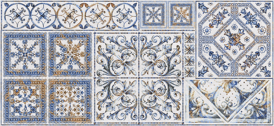 Декор Viva Серый