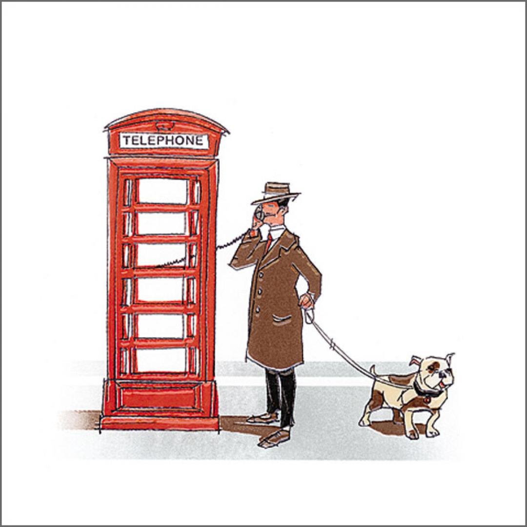 Декор Телефонная будка