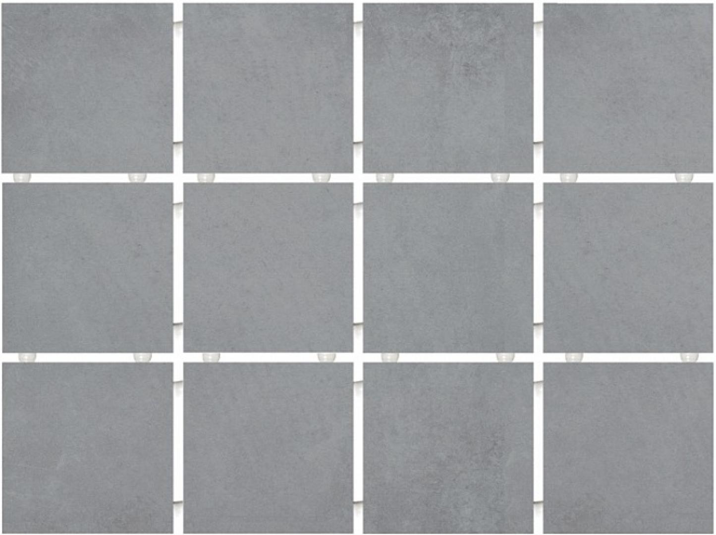 Плитка облицовочная Amalfi серый полотно из 12 частей