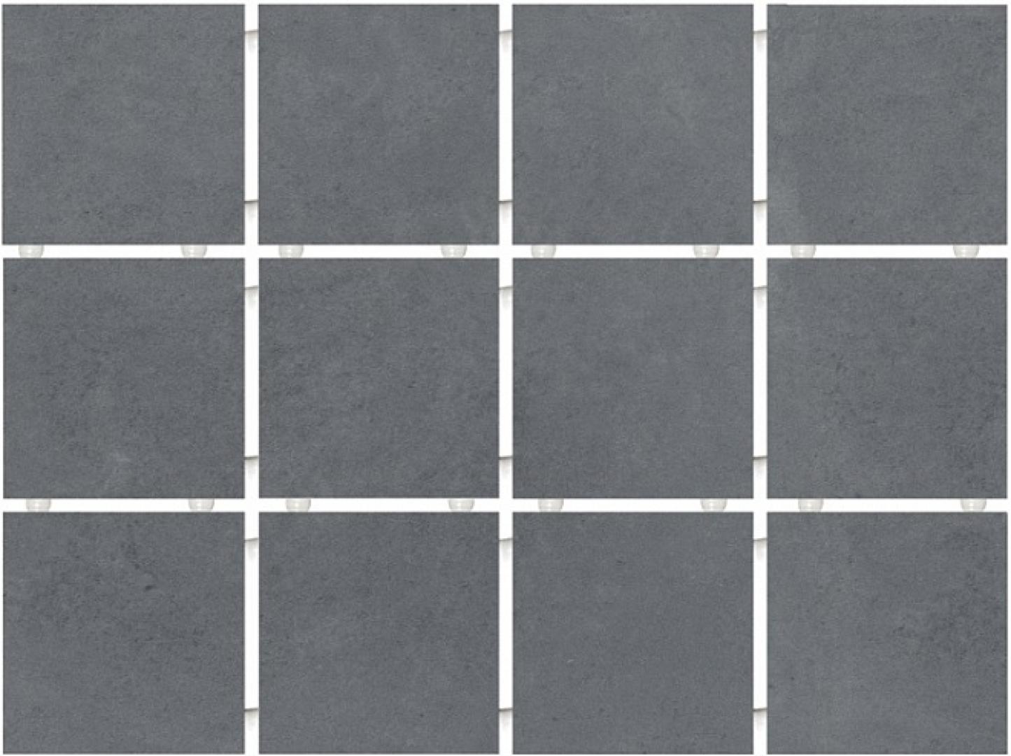 Плитка облицовочная Amalfi серый темный полотно из 12 частей